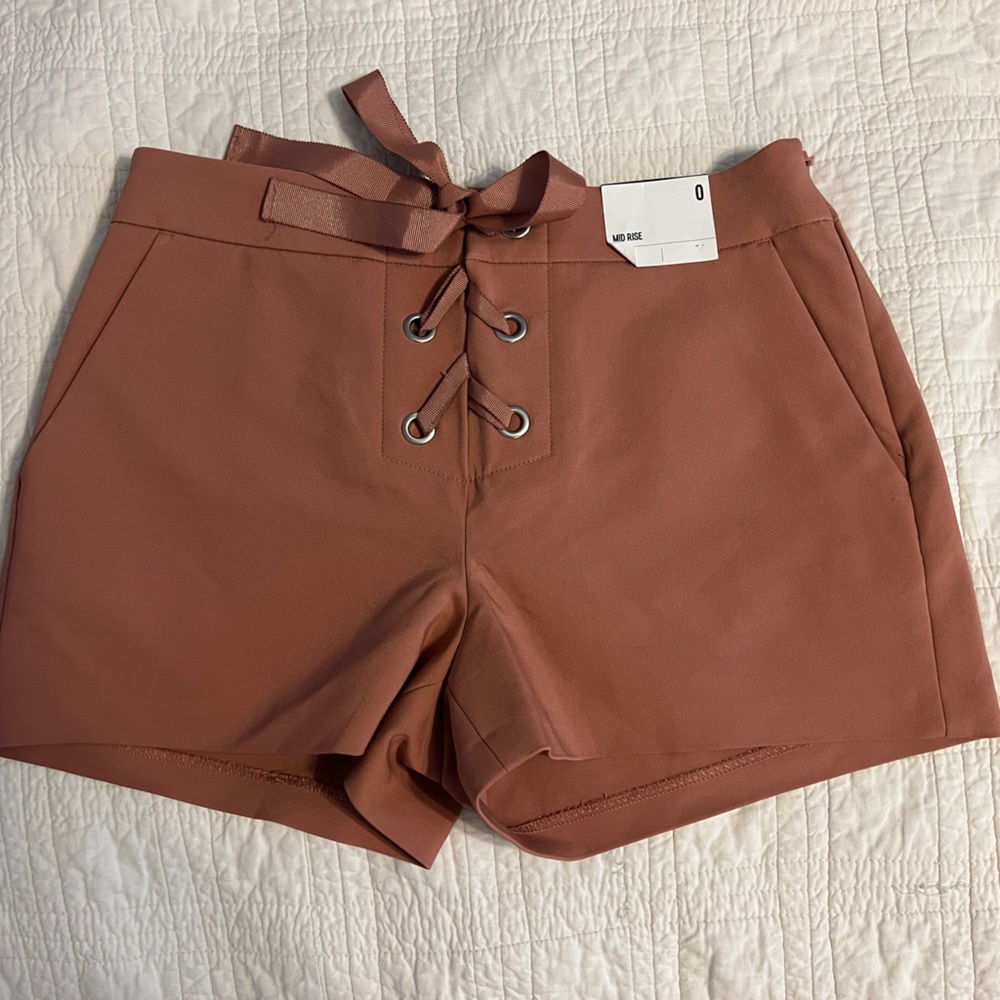 Blush pink express shorts
